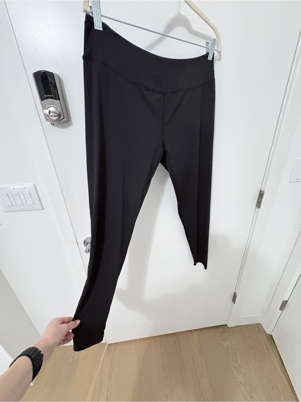 Black Long Underwear Size XL with flattering waistband.